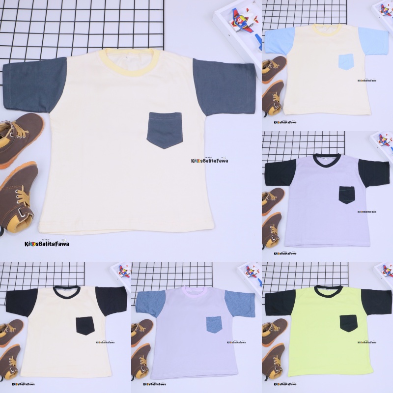 Kaos John Ethes uk 5-6 Tahun / Baju Polos Anak Laki-Laki SD Oblong Reglan Atasan Lengan Pendek