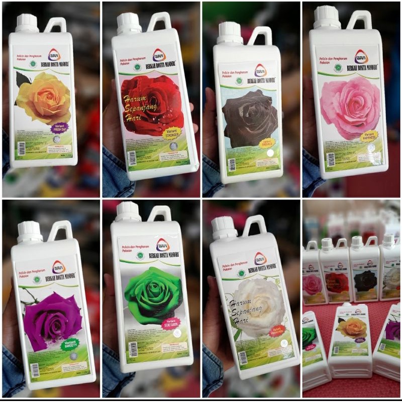 Mawar Laundry BRM / Pelicin dan pewangi pakaian