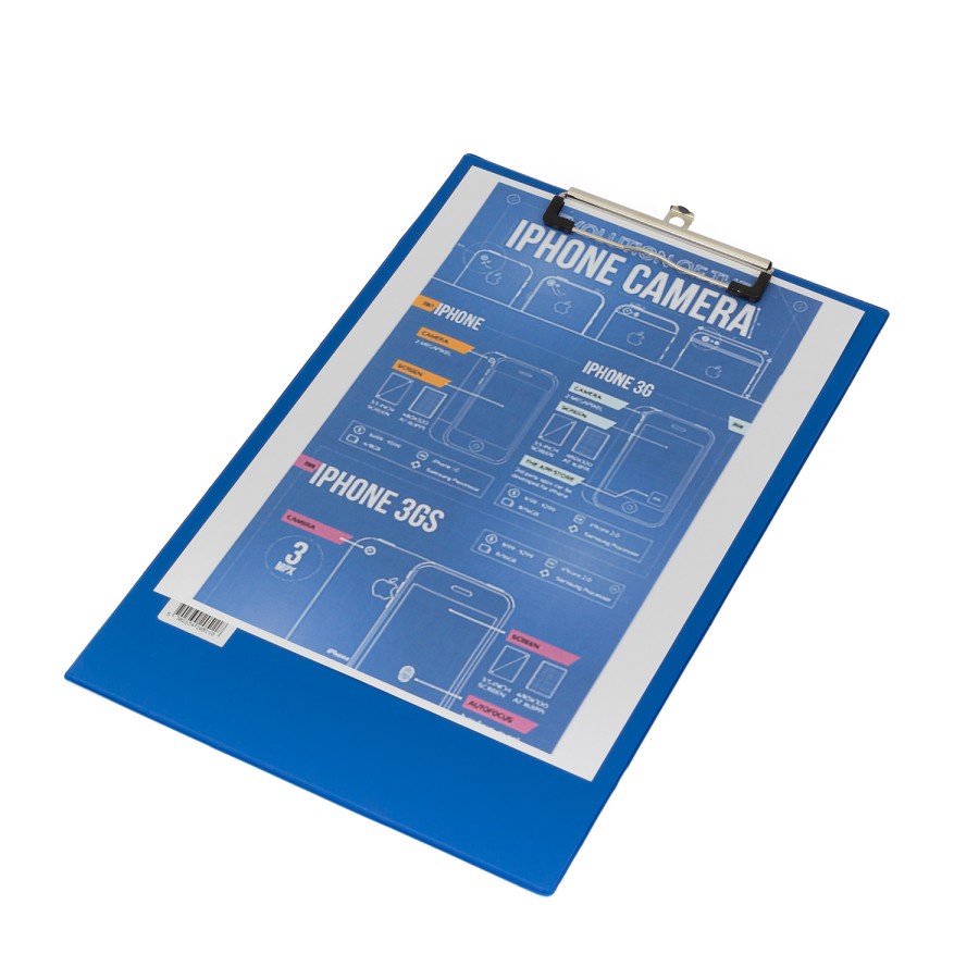 Bantex Clipboard Folio Cobalt Blue 4205 11