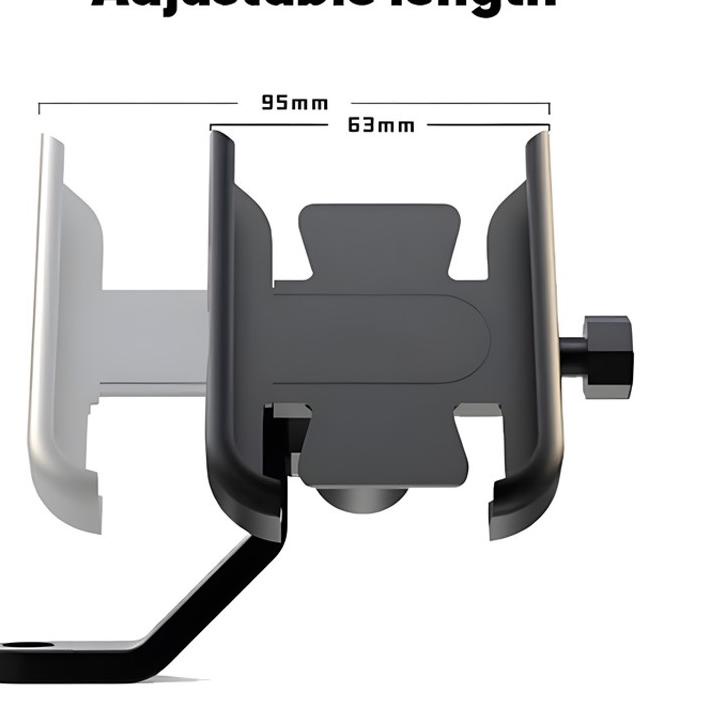 Flash Sale Holder hp motor full besi di stang/phone holder hp motor spion beat/holder hp motor matic