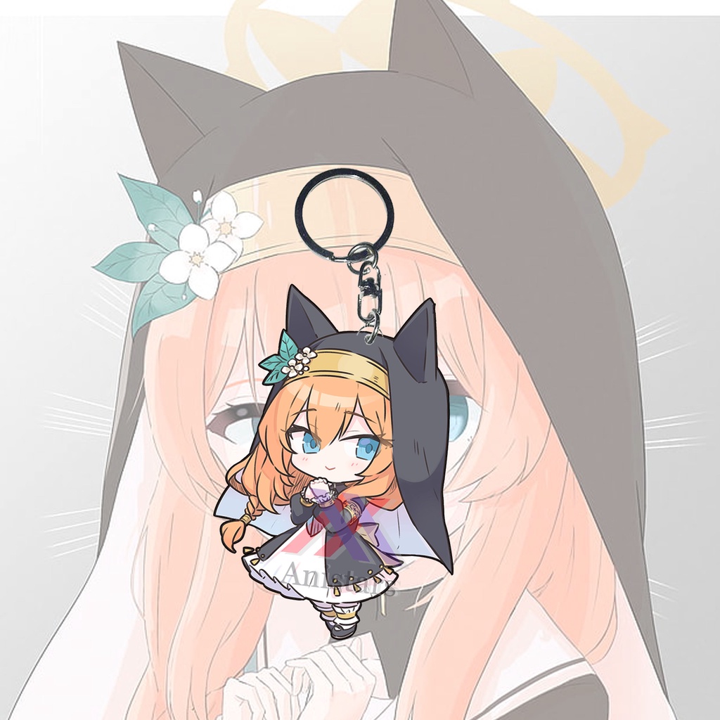 Gantungan Kunci Blue Archive Iochi Mari - Key Chain - Souvenir - Anime - Ganci - Ganci Anime