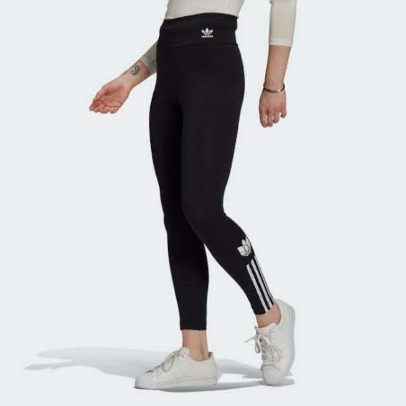 LEGGING ADIDAS ADICOLOR 3D TREFOIL HIGH-WAISTED TIGHTS ORIGINAL GT8461