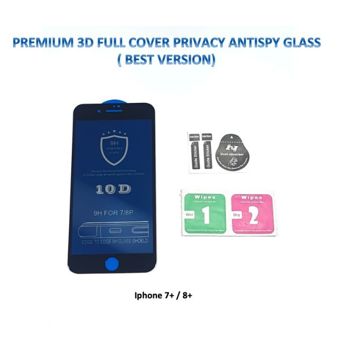 Iphone 6 6 PLUS  / 7 / 8  PLUS / SE 2020 / XR / X / XS MAX / 11 11 PRO MAX  3D FULL Privacy Antispy Temperd Glass