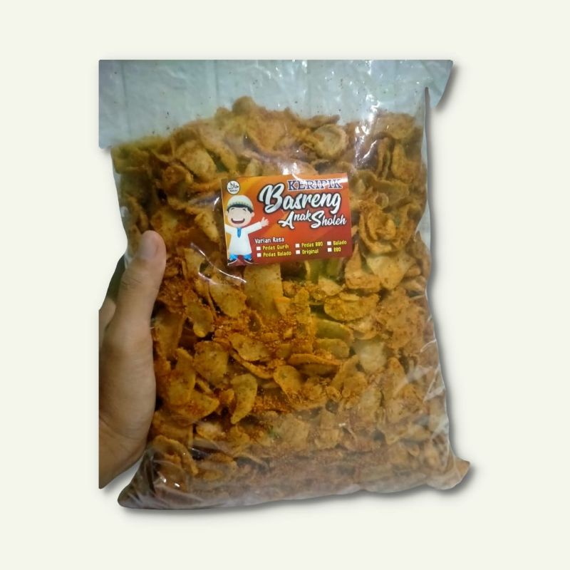 

keripik basreng anak sholeh khas gombong 1 kg