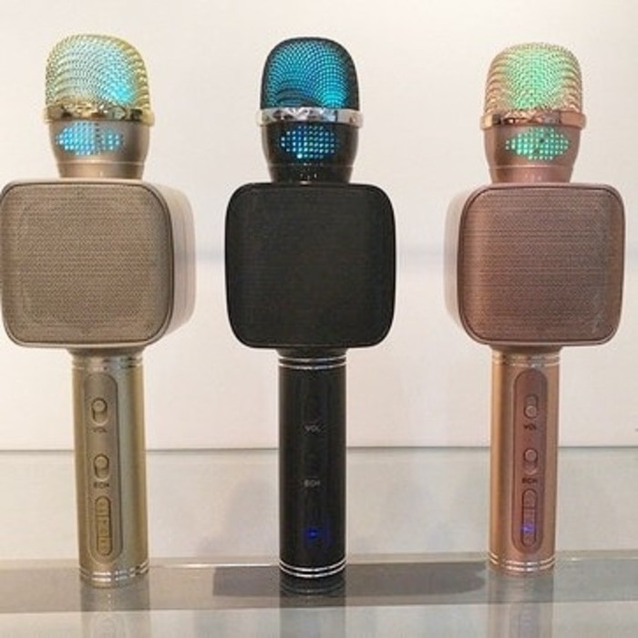 YS-68 Karoke Mic Bluetooth YS 68 Karaoke Speaker Portable Magic Microphone Alat Nyanyi Menyanyi Lagu