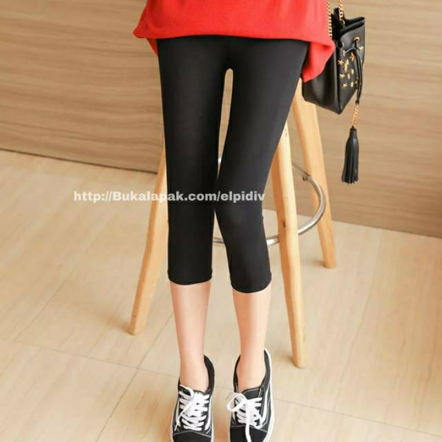 Legging List Stipe Bahan Spandex Premium/ Leging Dewasa Stip Garis