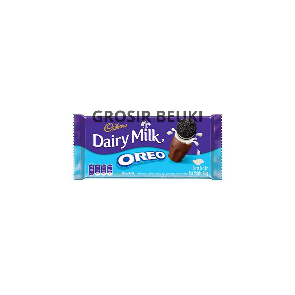 

PCS DAIRY MILK CADBURY CHOCOLATE OREO 40 GRAM