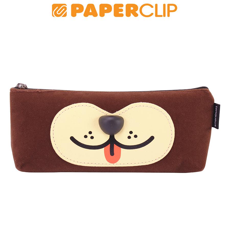 

PEN CASE / TEMPAT PENSIL KAIN DOG MOUTH LANGUO LG-10702