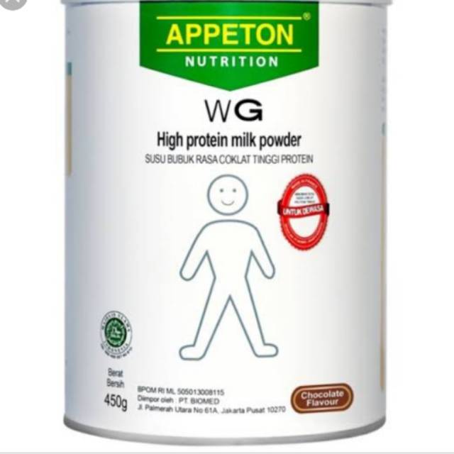 

Appeton WG high protein milk powder 450 gram