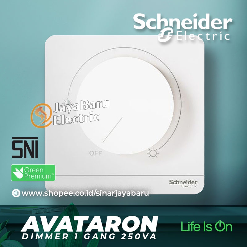 Dimmer SCHNEIDER AvatarOn Avatar On Putih Gold Dark Grey Wood