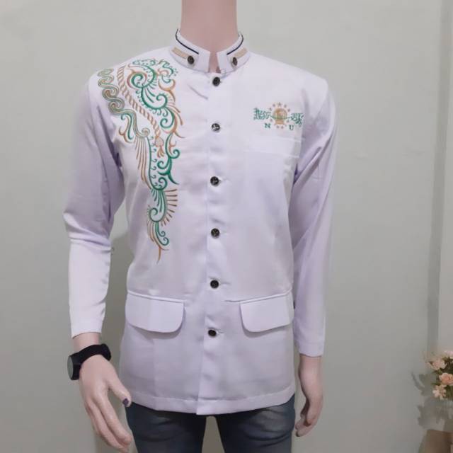 Jasko bordir berlogo nu-putih