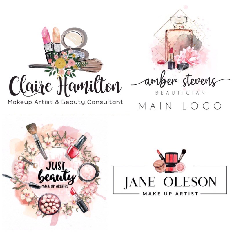 (DRAN MAKE UP) Jasa Bikin Logo Toko Online Shop Logo Bisnis Termurah