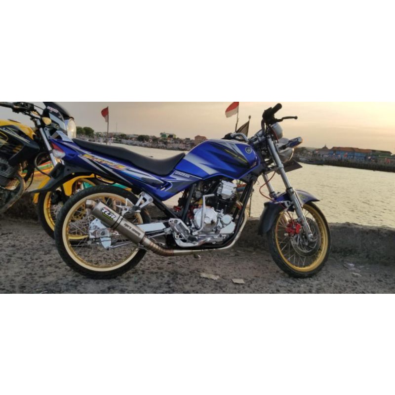 knalpot yamaha scorpio 225  by TLR muffler original
