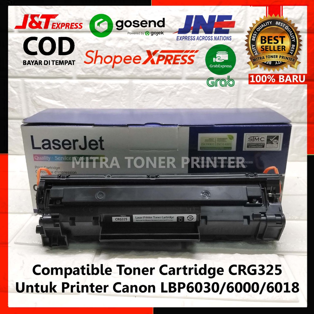 Toner Cartridge Compatible CRG 325 untuk printer Canon LBP 6030/6000/6018