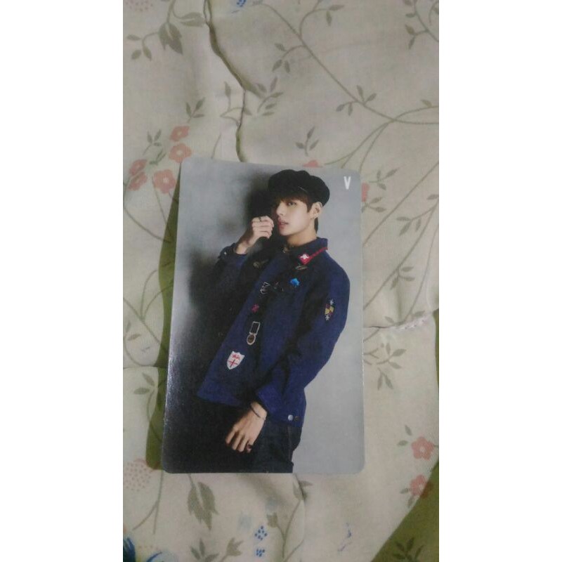 Photocard Album Run Japan Taehyung V BTS