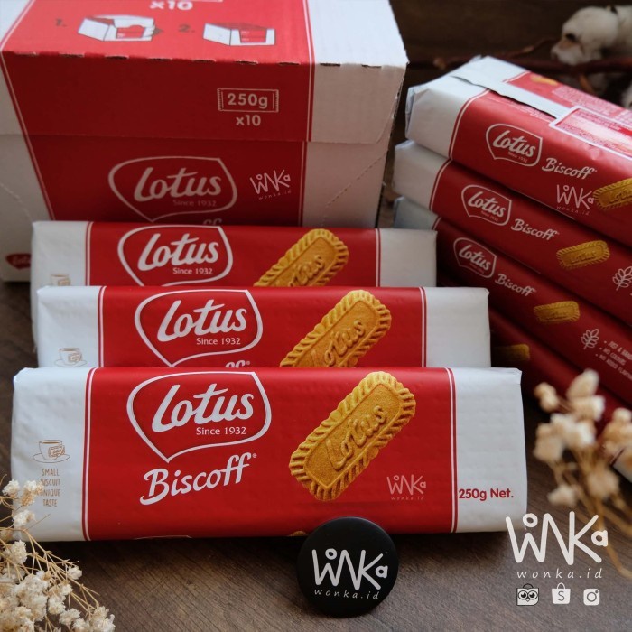 Lotus Biscoff 250gr - Biskuit Speculoos Caramel Cookies Cinnamon