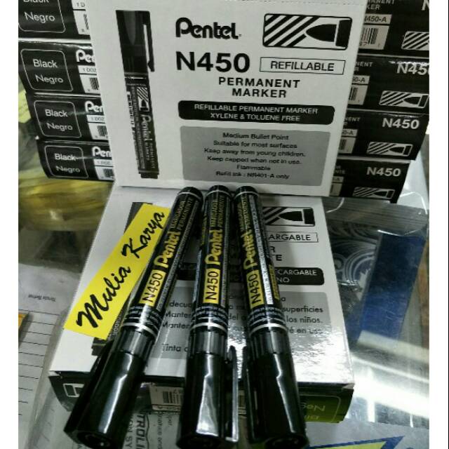 

Spidol Pentel Permanent Marker N450