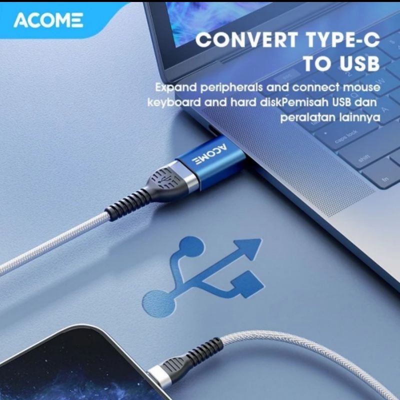 ACOME ACV-001 OTG Converter Android Type C to USB 3.0 High Speed