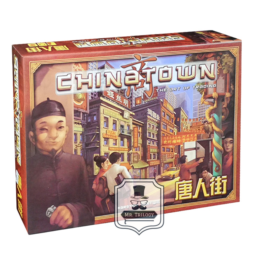 China Town Board Game by Z-Man Games Boardgame Chinatown Kota Pecinan Unik Original skill bisnis trading dan negosiasi seru not monopoli