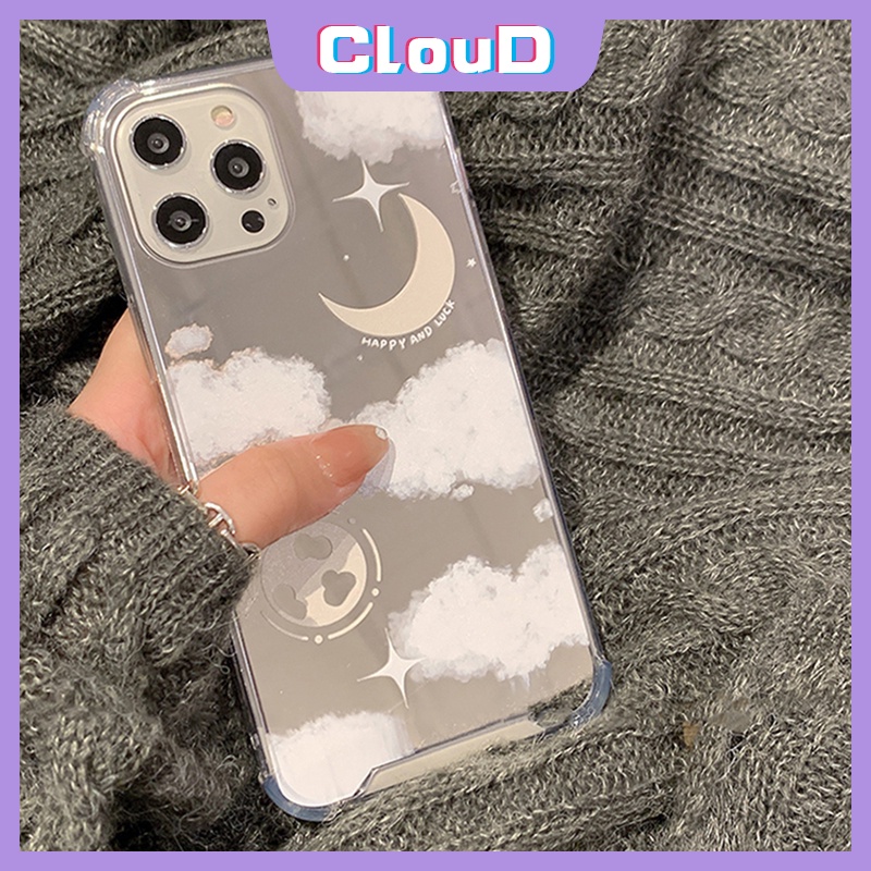 Soft Case Tpu Motif Langit Berbintang Untuk iPhone 11 12 13 Pro Max 7Plus 8Plus X XR XS Max SE 2020