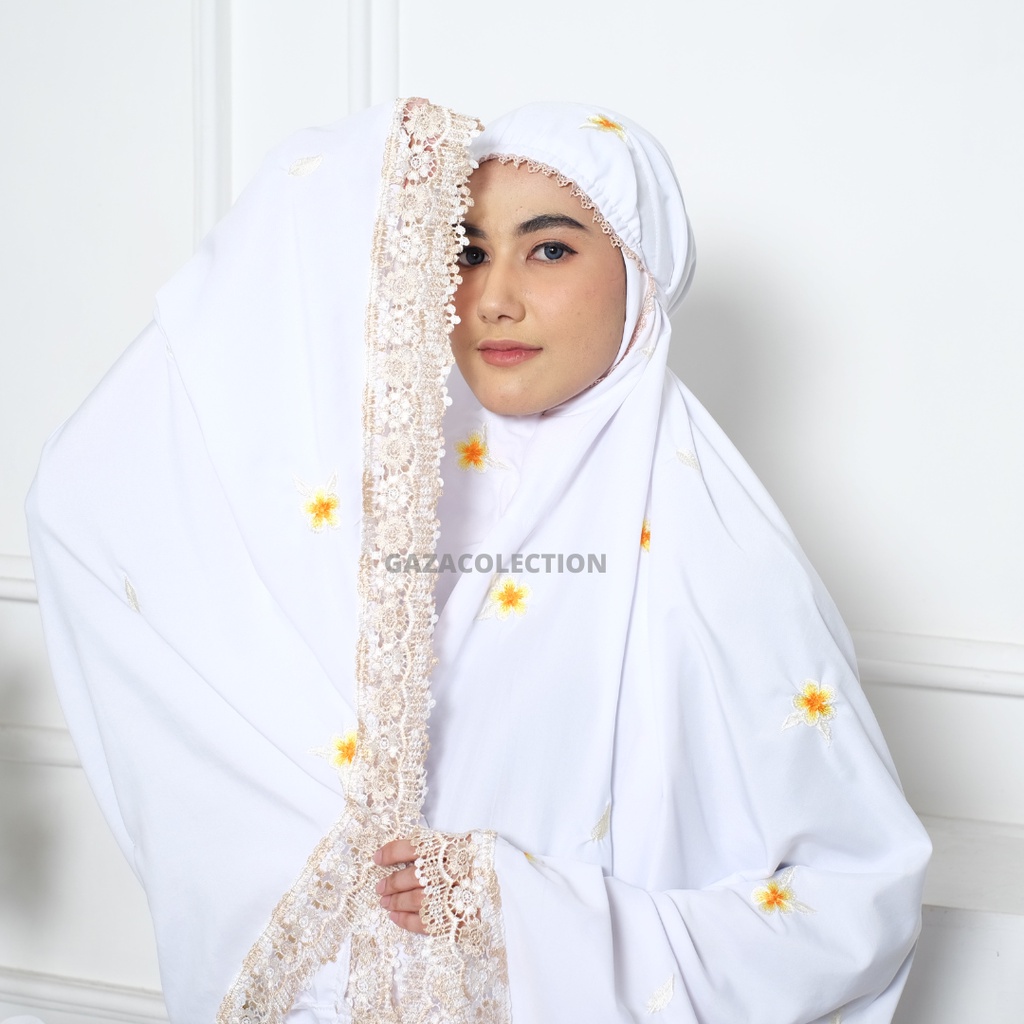 Mukena Dewasa Khanza Renda Mewah Premium