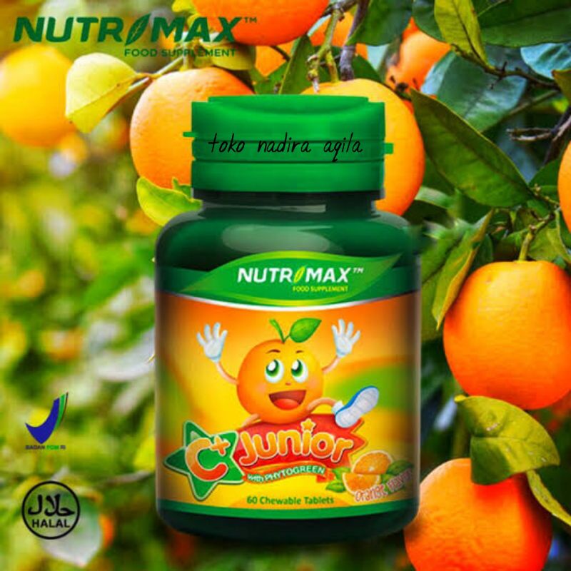 NUTRIMAX C+ C PLUS JUNIOR WITH PHYTOGREEN VITAMIN DAYA TAHAN