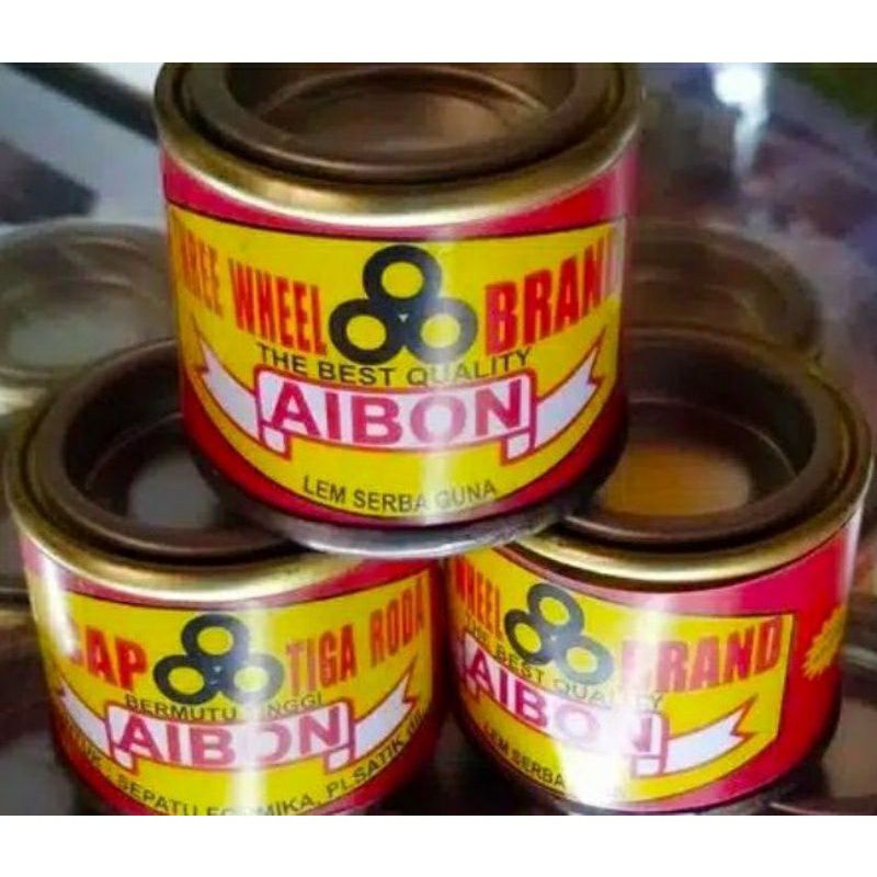 

Lem Plastik Cap TIGA RODA Lem AIBON Super Kuat