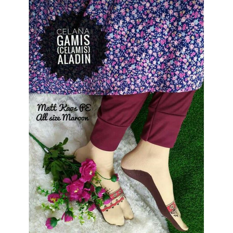 Celana Gamis bahan kaos Pe jumbo