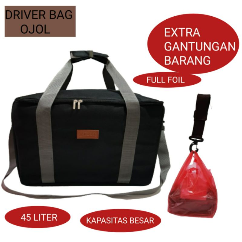 TAS KURIR  MOTOR DRIVER  ONLINE BAG TAS PAKET   TAS  PAKET MAKANAN   / CELLO Tas Delivery  Makanan Full Foil   / TAS KURIR DRIVER BAWA PAKET / TAS PAKET / TAS OJOL MAKANAN /ThermaPack Insulated Delivery B | Tas Kurir Motor