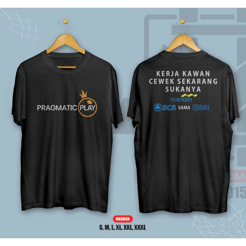 kaos pragmatic play slot / kaos slot Zeus / sensational / kaos distro pria wanita terlaris bisa COD