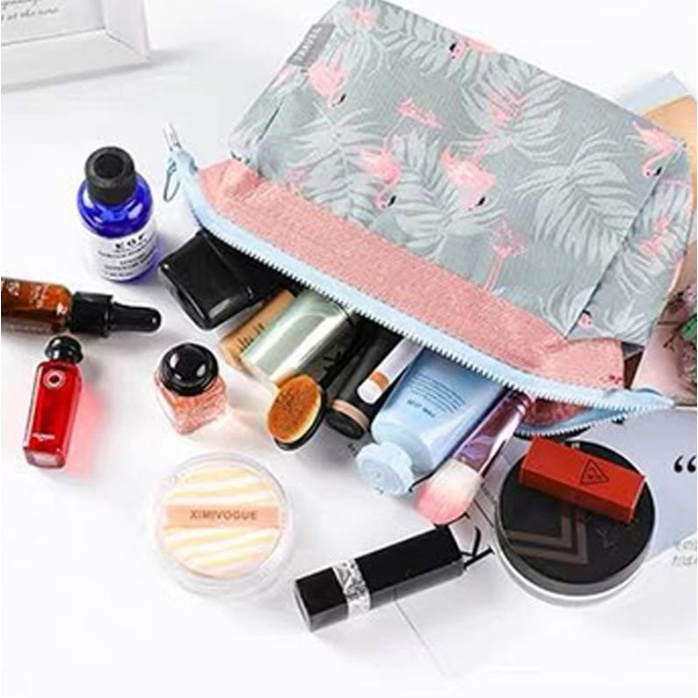 Tas Mini Perlengkapan Bayi Serbaguna Charming Water Resistant Cosmetic Cube Pouch Tas Kosmetik Dompet Make UP CBKS LC