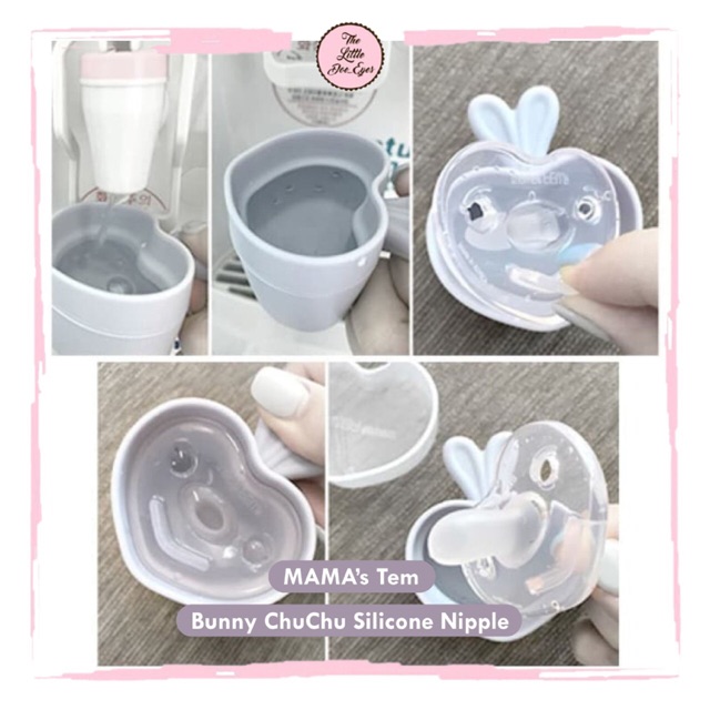 [READY] Mama’s Tem Bunny ChuChu Silicone Nipple (teether + tali)