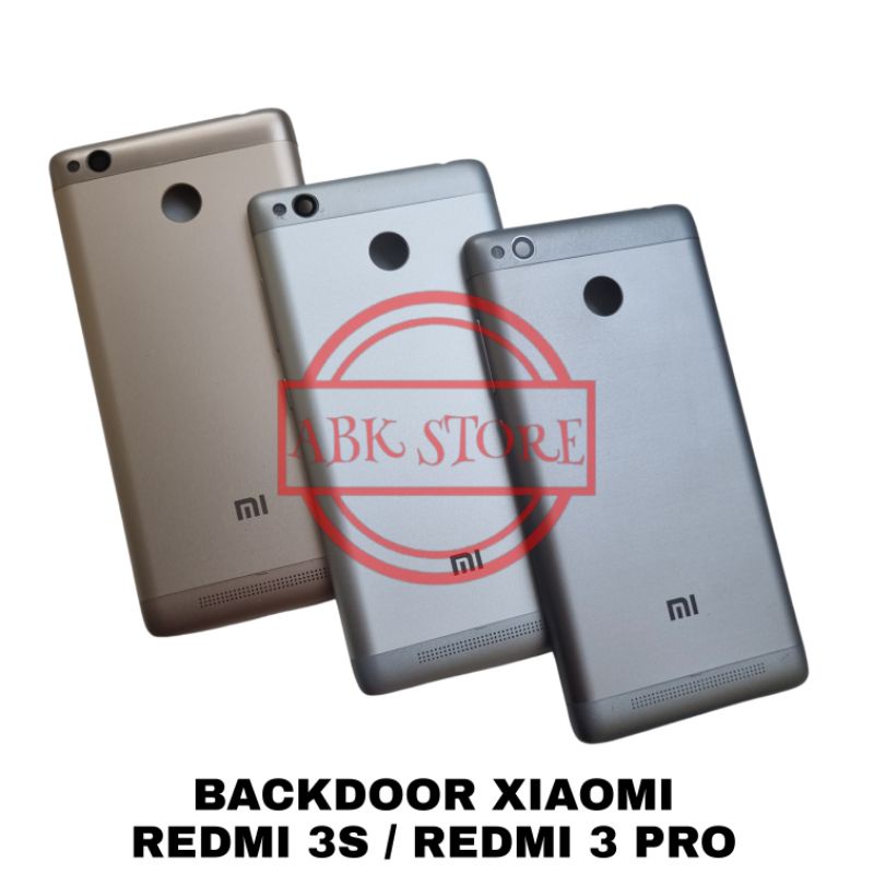 TUTUP BELAKANG BACKDOOR BACKCOVER BACK CASING XIAOMI REDMI 3S / REDMI 3 PRO HOUSING