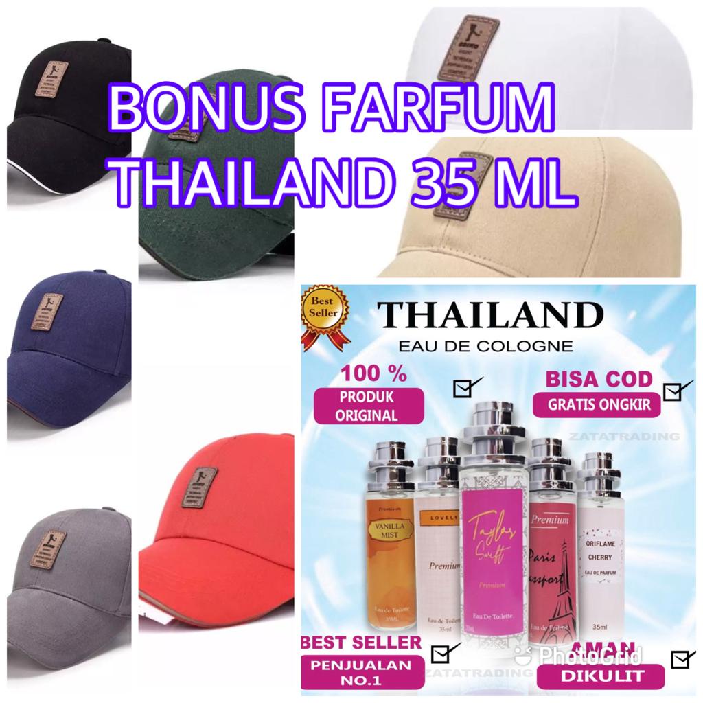 COD BONUS FARFUM THAILAN 35 ML //Topi Ediko Topi Bisbol Pria Wanita Rappel Denim2022