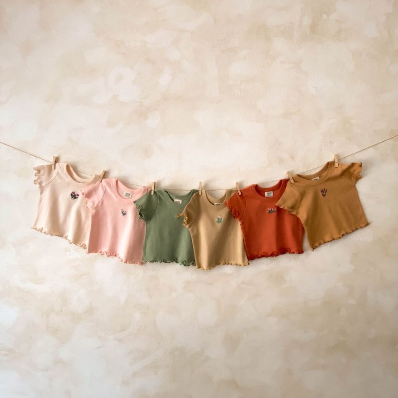 Baju Anak Perempuan - CURLY CROP TOP BOHOPANNA