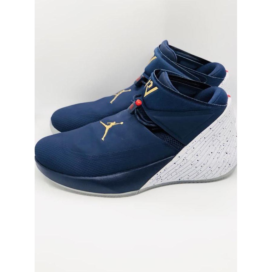 Buruan Nike Air Jordan Why Not Zero 1 Navy Blue White High Premium Original Hemat