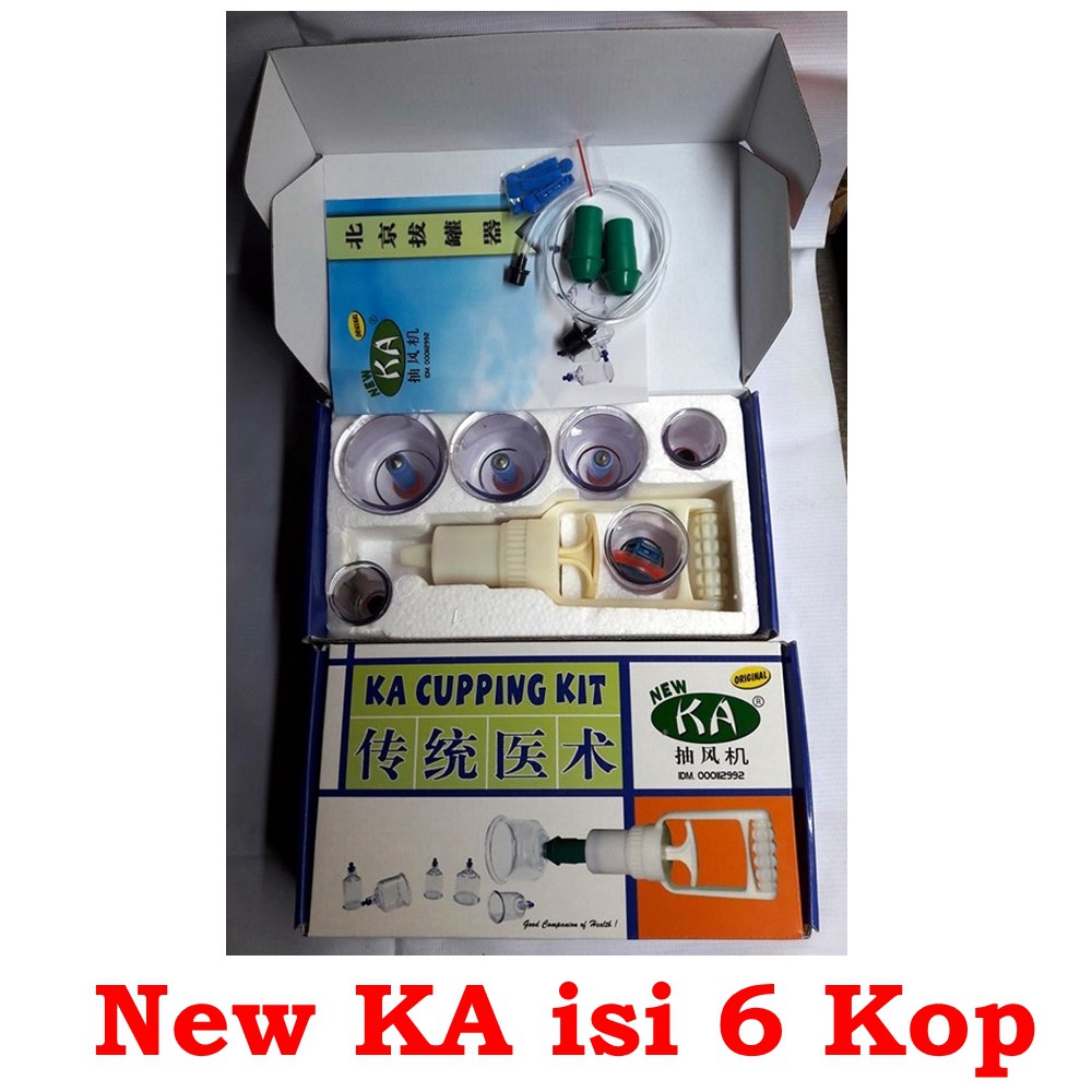 Alat Bekam atau Kop Angin Isi 6 _ KA 6 +
