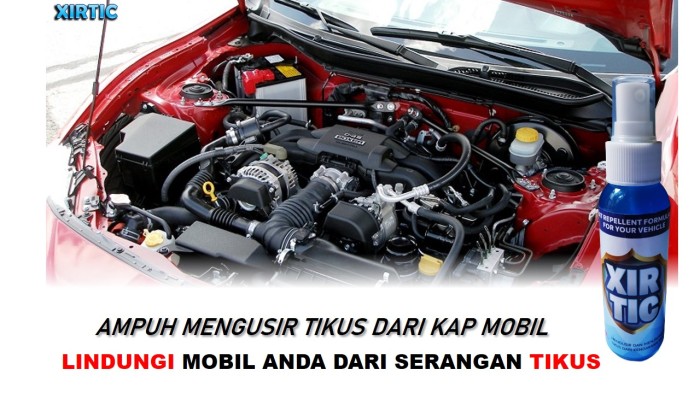 XIRTIC anti tikus kap mobil /pengusir tikus kap mobil 100 ML