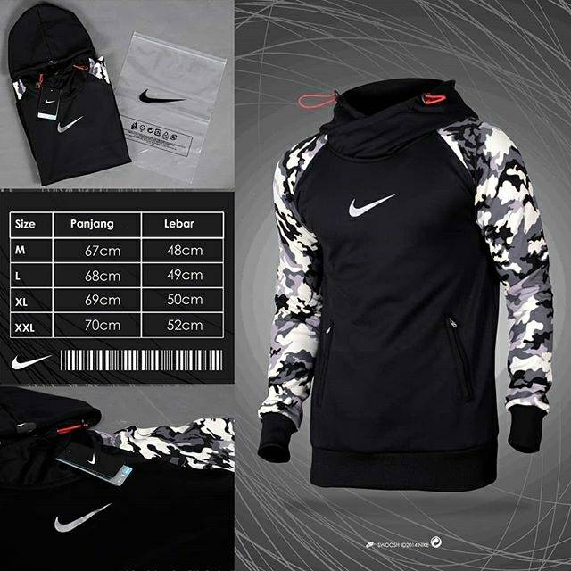 NK TRAINING RAGLAN HOODIE / SWEATER NIKE / HOODIE NIKE / GRADE ORI