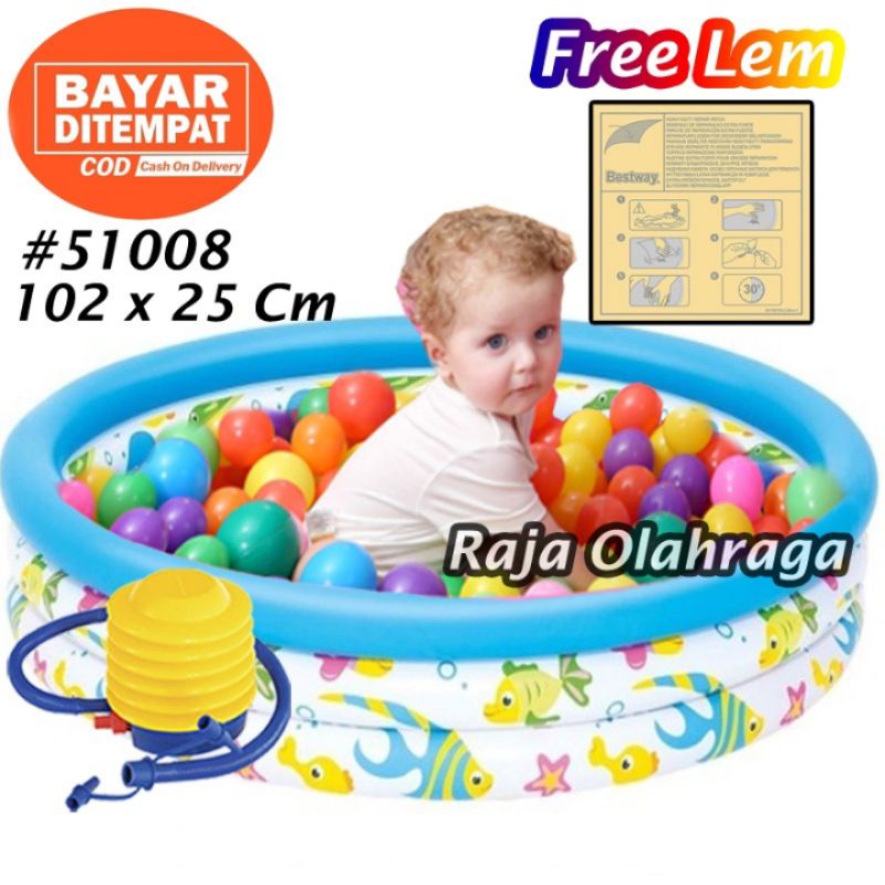 [rumahbayipdg] Kolam anak BESTWAY 51008 kolam bulat anak