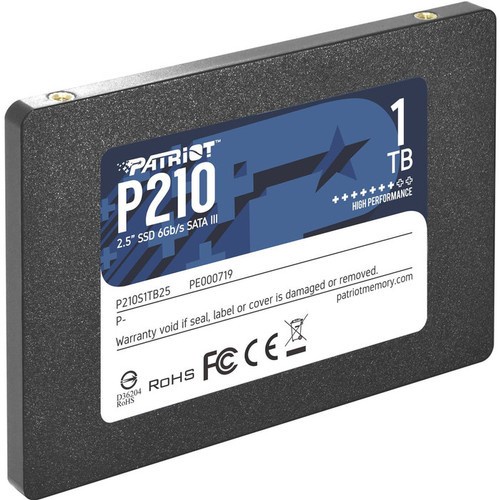 SSD Patriot P210 256GB Sata 2,5&quot; - SSD 256GB Patriot P210 Sata III 2,5&quot;