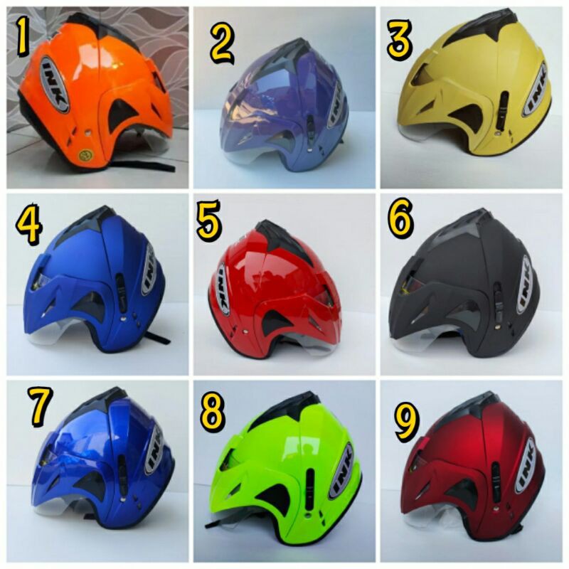 HELM INK KW DOUBLE VISOR FREE PACKING KARDUS