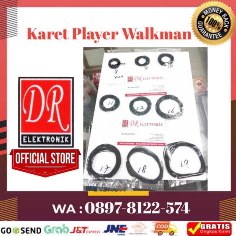Karet Walkman super tipis 0,8 Player Dinamo