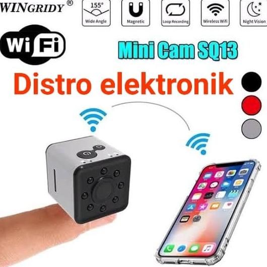 MINI DV SQ13 WIFI Camera Waterproof Kamera Pengintai Hidden