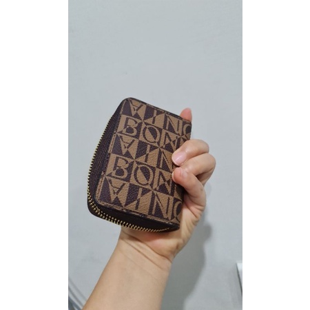 dompet kartu bonia monogram