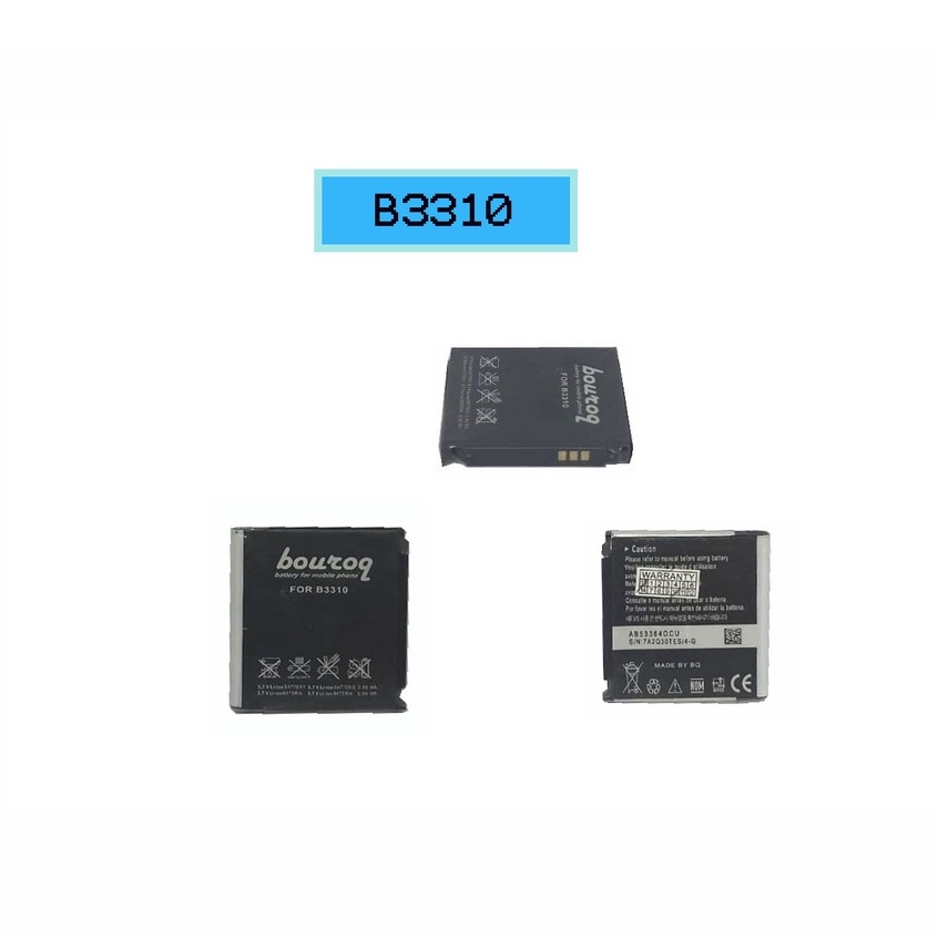 Battery Bouroq Double Power Batre Samsung B3310 Battery Smartphone