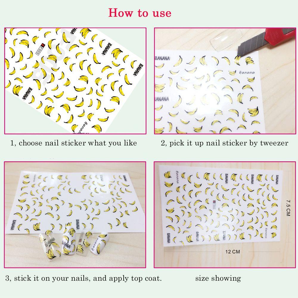 Stiker Kuku Motif Sarang Labalaba Glow in The Dark Untuk Nail Art DIY