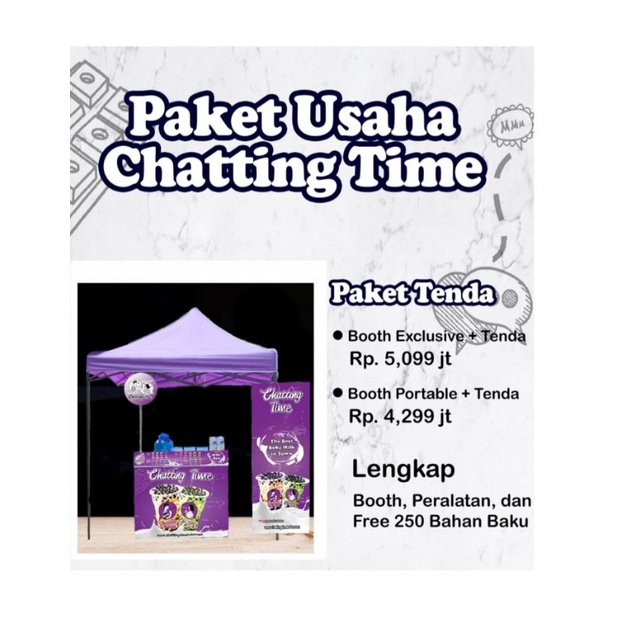 

paket usaha booth PORTABEL + TENDA
