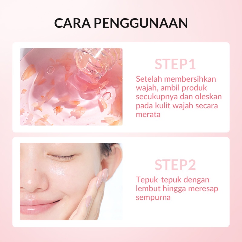 READY BIOAQUA Flower Series Rose Petals Toner 250ml / toner mawar