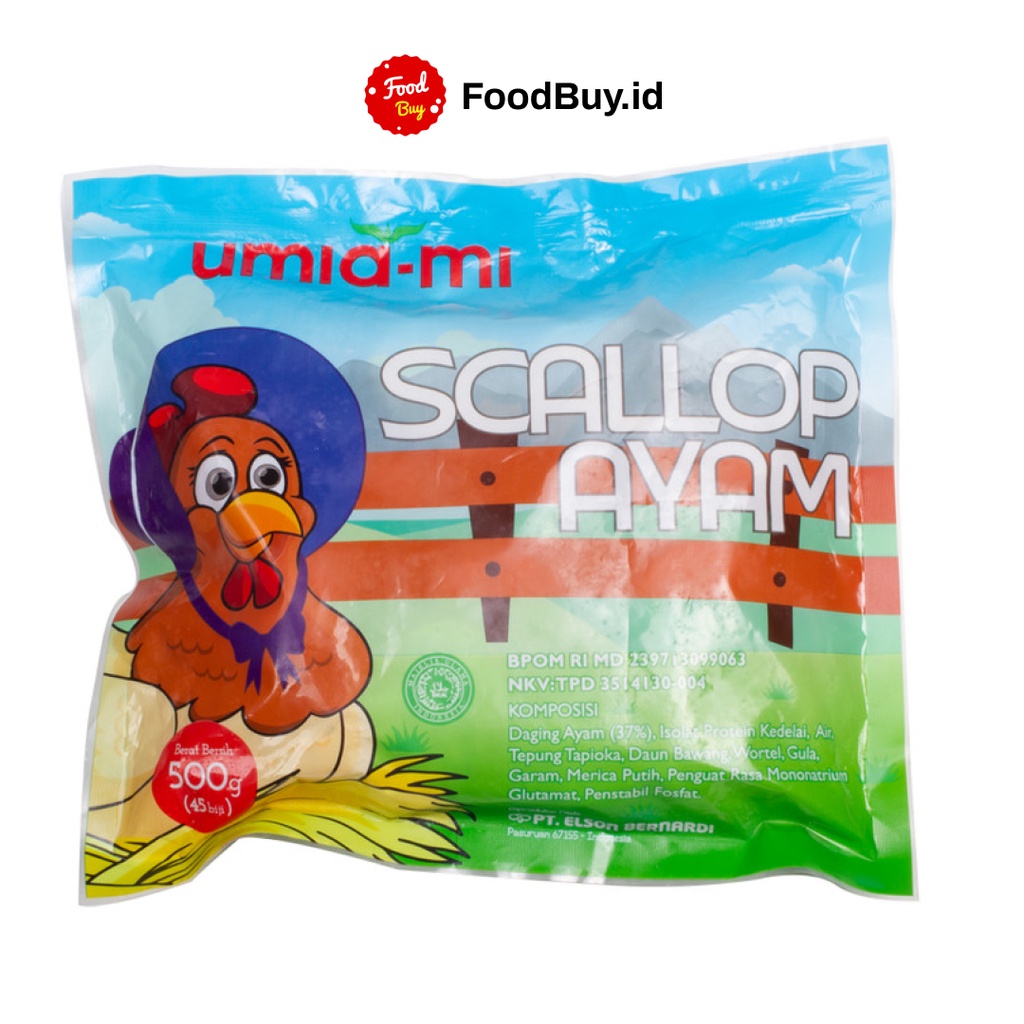 

Umiami Scallop Ayam 500 gr (45 biji)